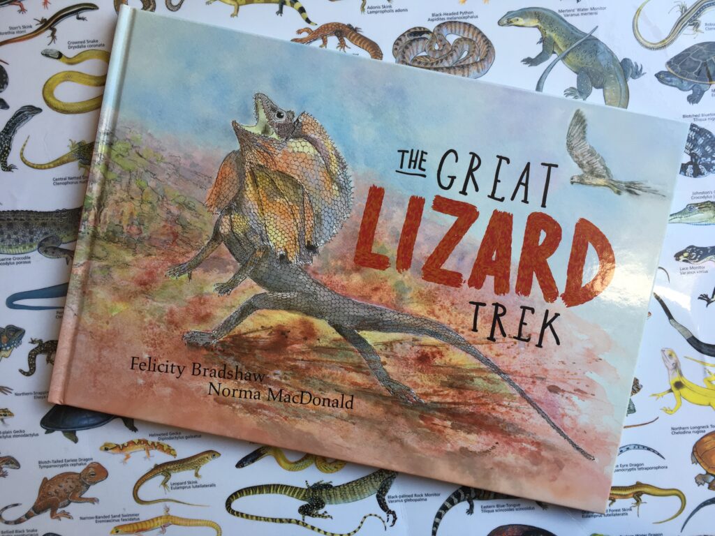 The great lizard Trek by Felicity Bradshaw and Norma MacDonald