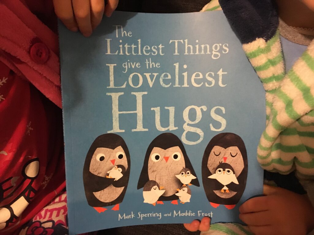 The littlest things give the loveliest hugs by Mark Sperring and Maddie Frost