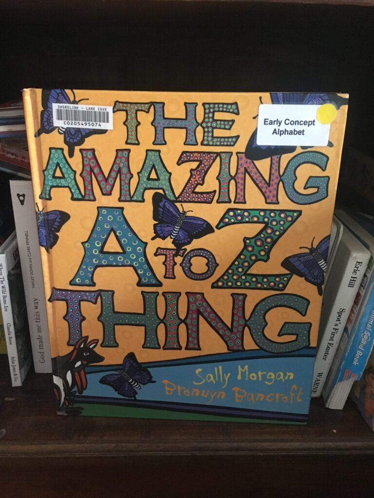 The Amazing A to Z thing by Sally Morgan and Bronwyn Bancroft