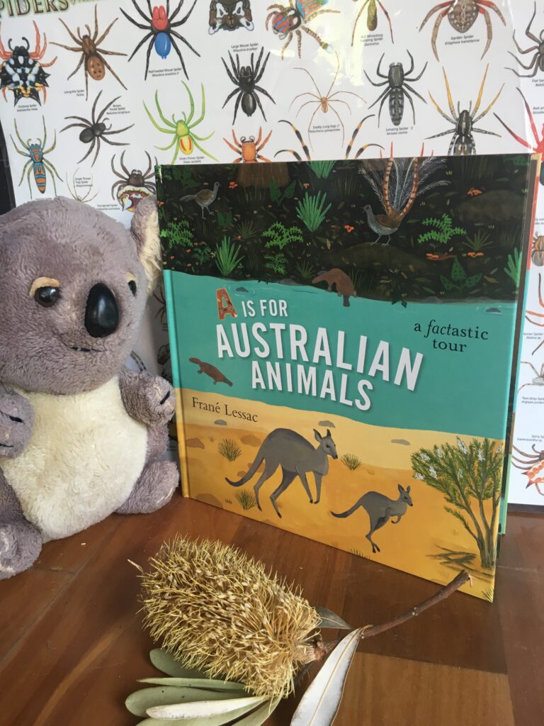 A is for Australian animals by Frane Lessac.