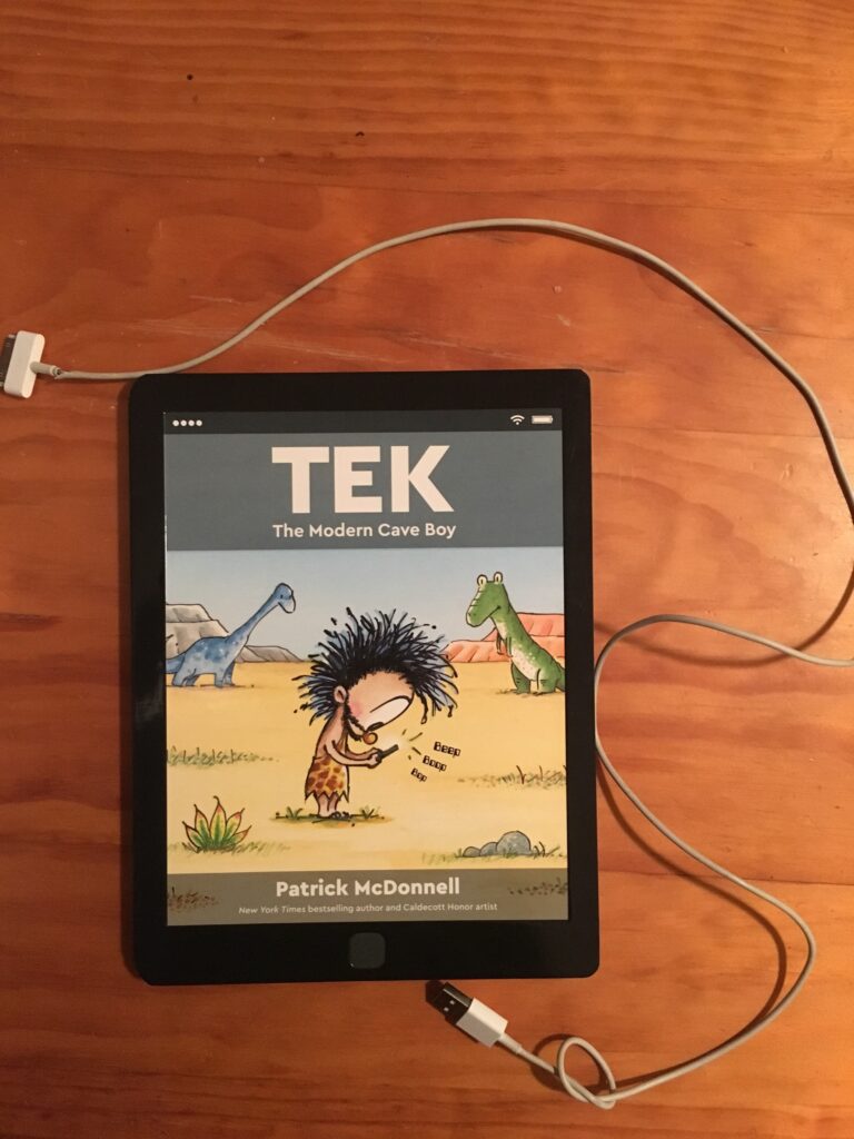 Tek, the modern cave boy by Patrick McDonnell 