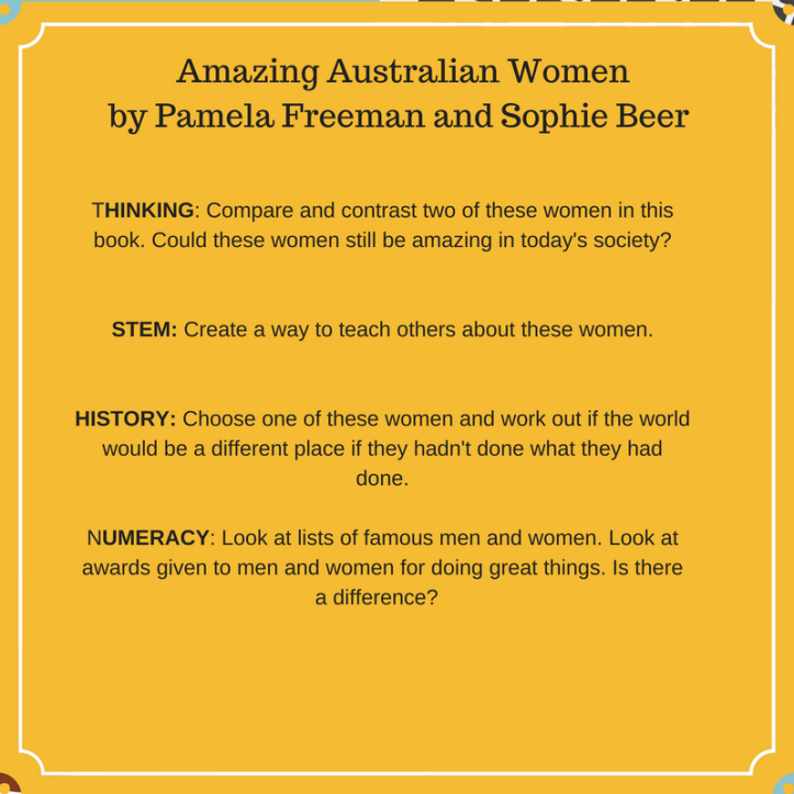 Amazing australian women by pamela freeman and sophie beer